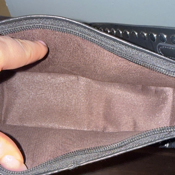 Black Faux Leather Shoulder Bag - Picture 5 of 5